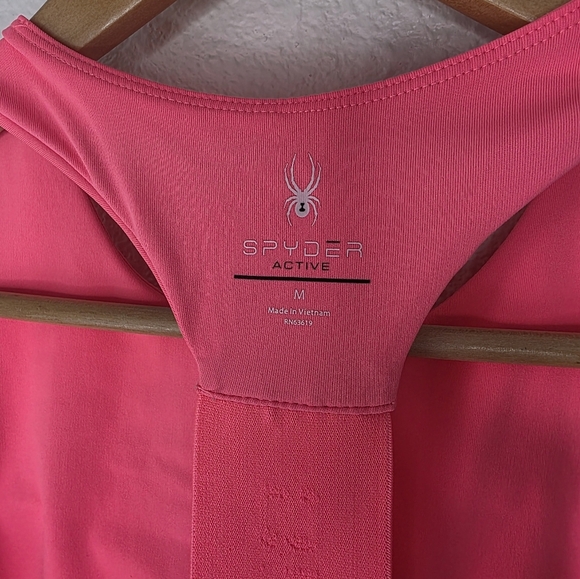 Spyder sports bra with pads, hot pink, size M - Picture 7 of 7
